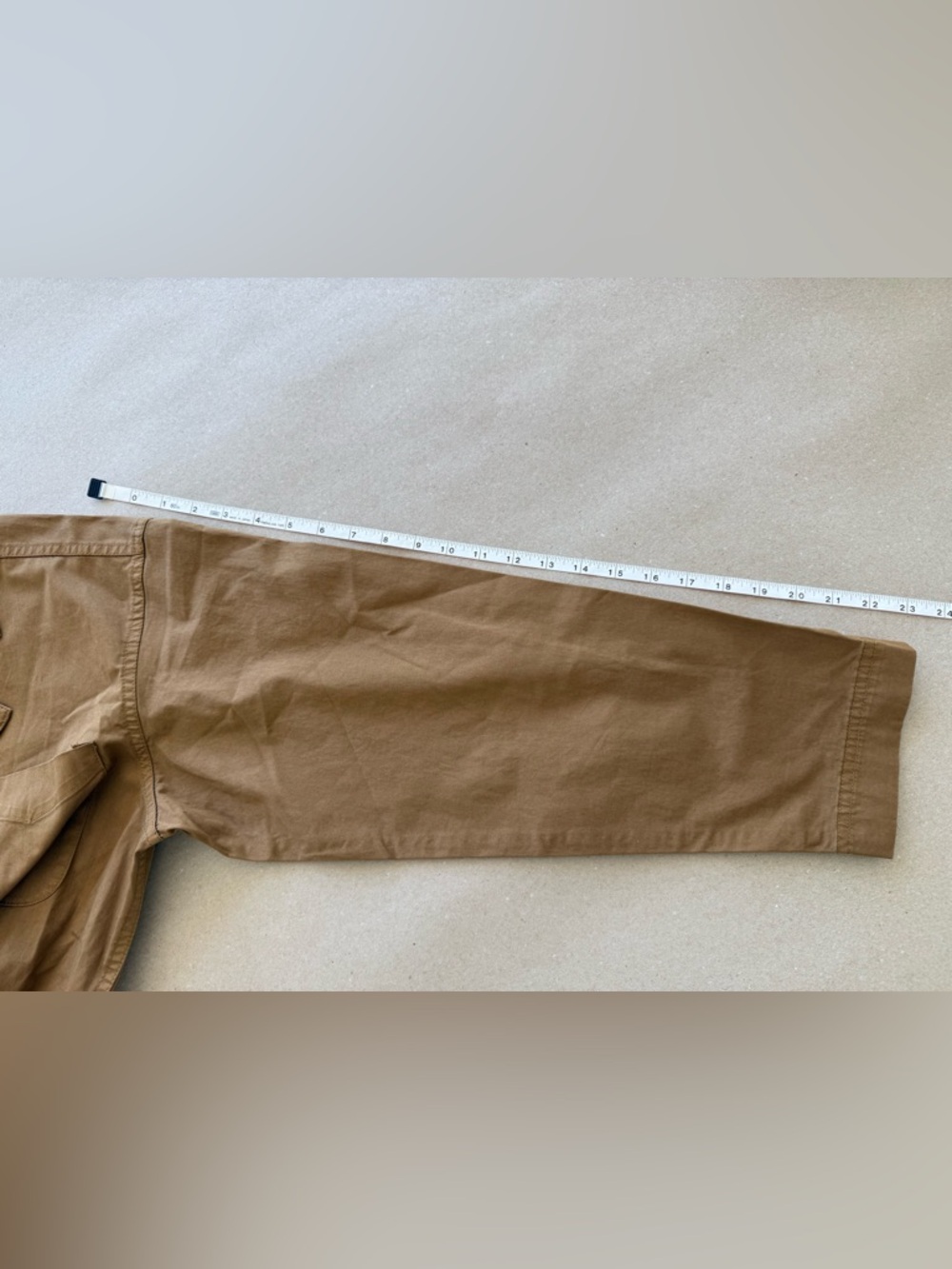 Alex Mill — Utility Cotton Twill Jumpsuit - Hickory — Size L - Picture 13 of 16